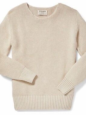 Filson Women’s Lake Quinault Crewneck Pima Cotton Sweater M